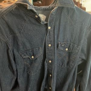 A wranglers denim jacket